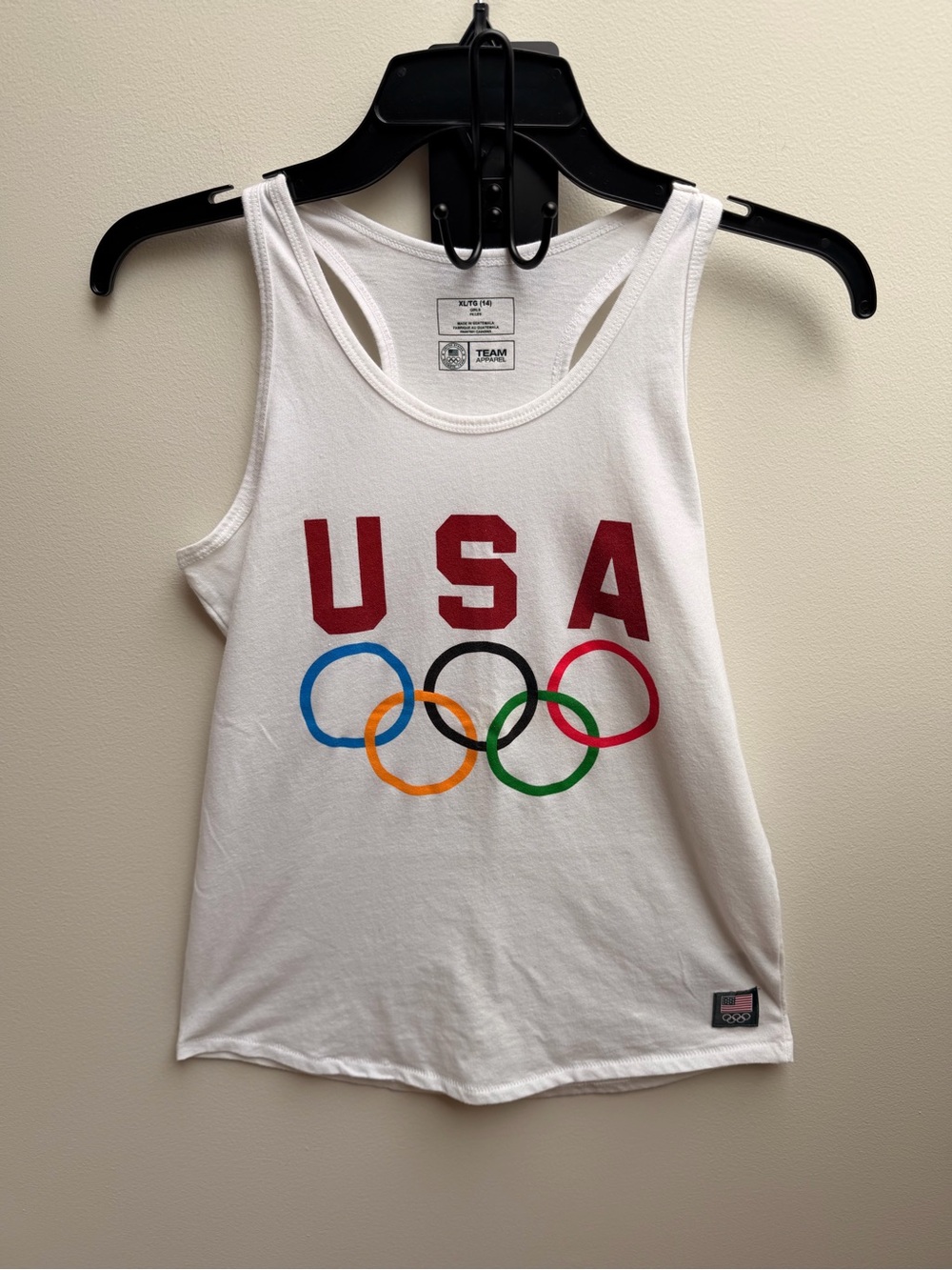 USA Olympics Team Apparel White Tank XL